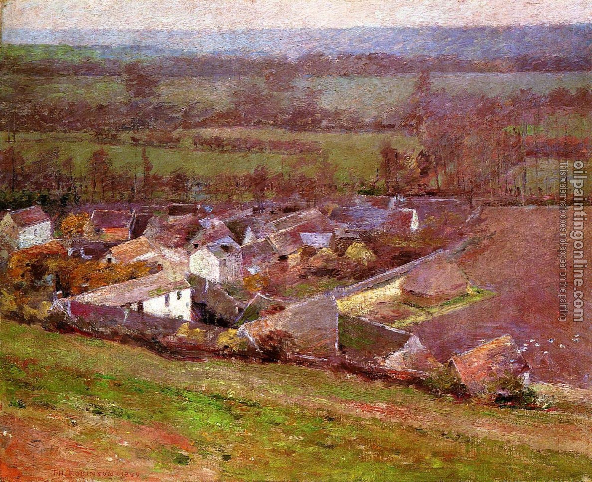 Robinson, Theodore - Bird's Eye View, Giverny